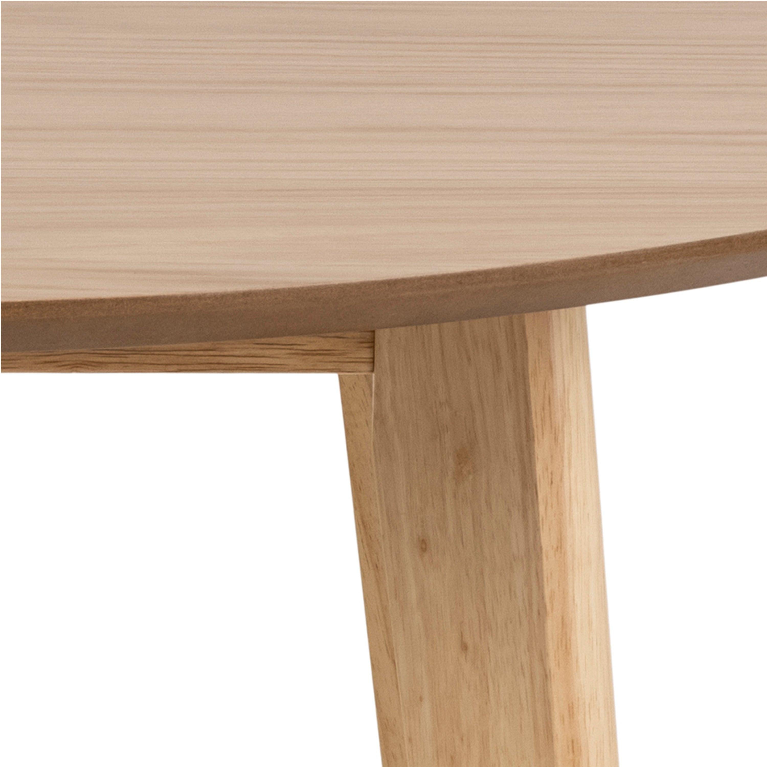 Roxby Round Dining Table in Oak 105cm - image 7