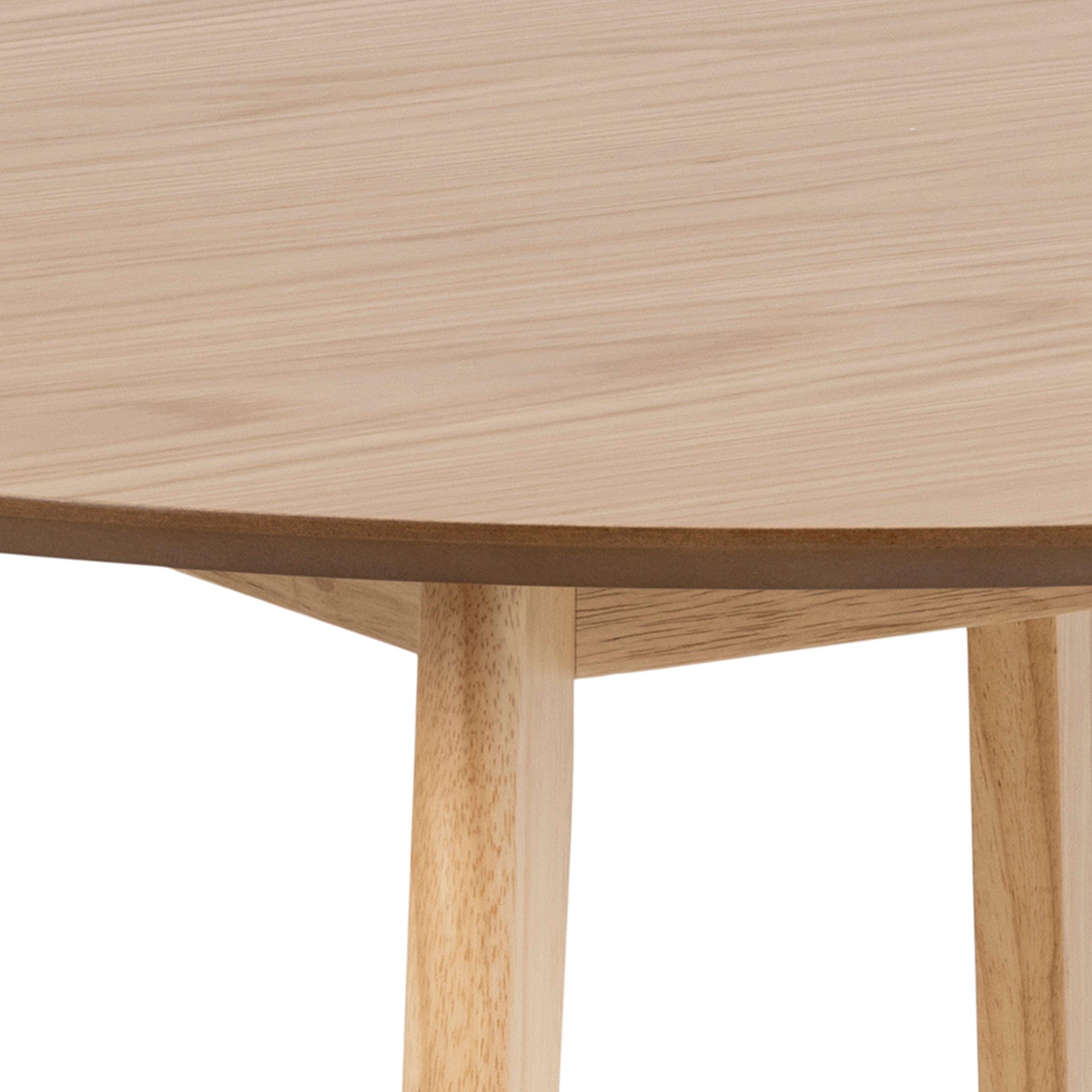 Roxby Round Dining Table in Oak 105cm - image 8