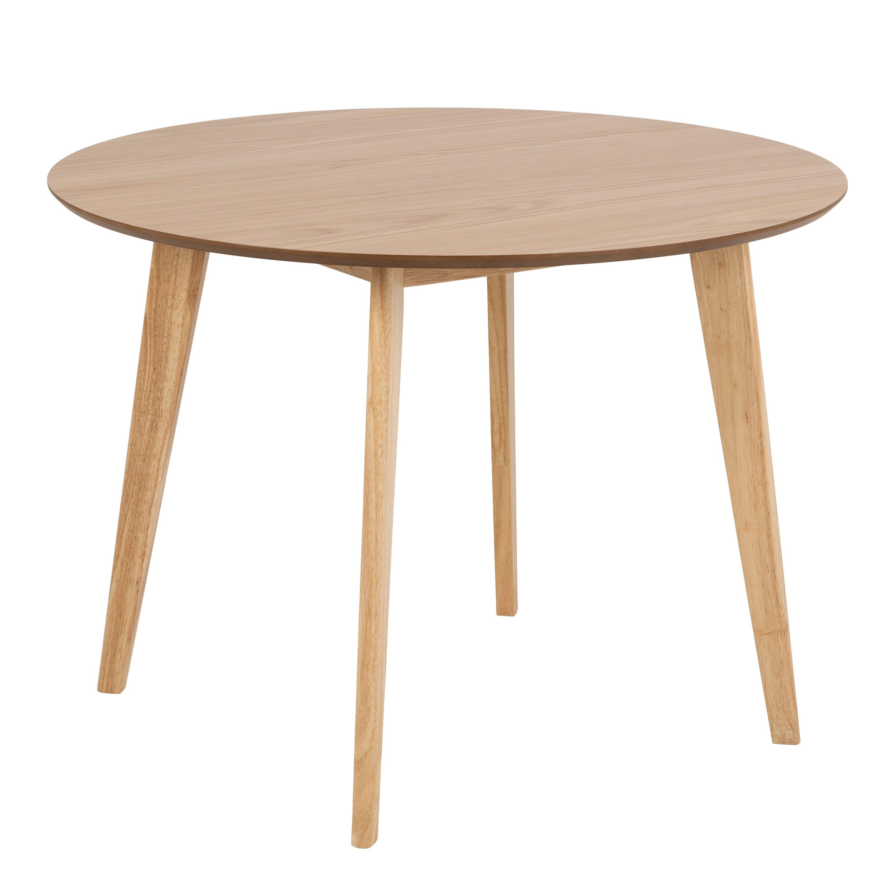 Roxby Round Dining Table in Oak 105cm includes 4 Roxby Dining Chairs in Oak - image 2
