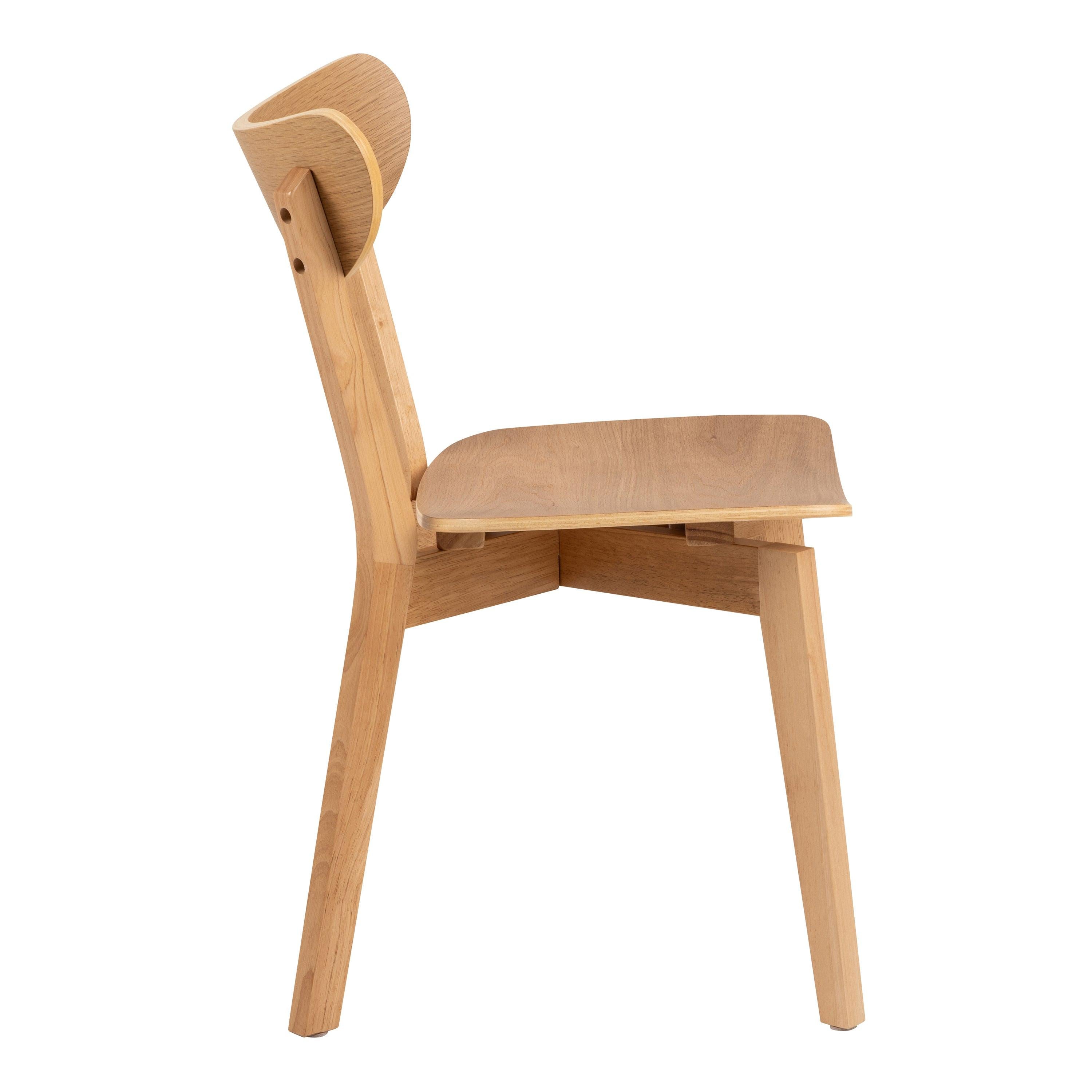 Roxby Round Dining Table in Oak 105cm includes 4 Roxby Dining Chairs in Oak - image 6