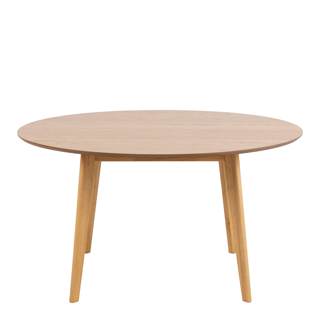 Roxby Round Dining Table in Oak 140cm - image 2