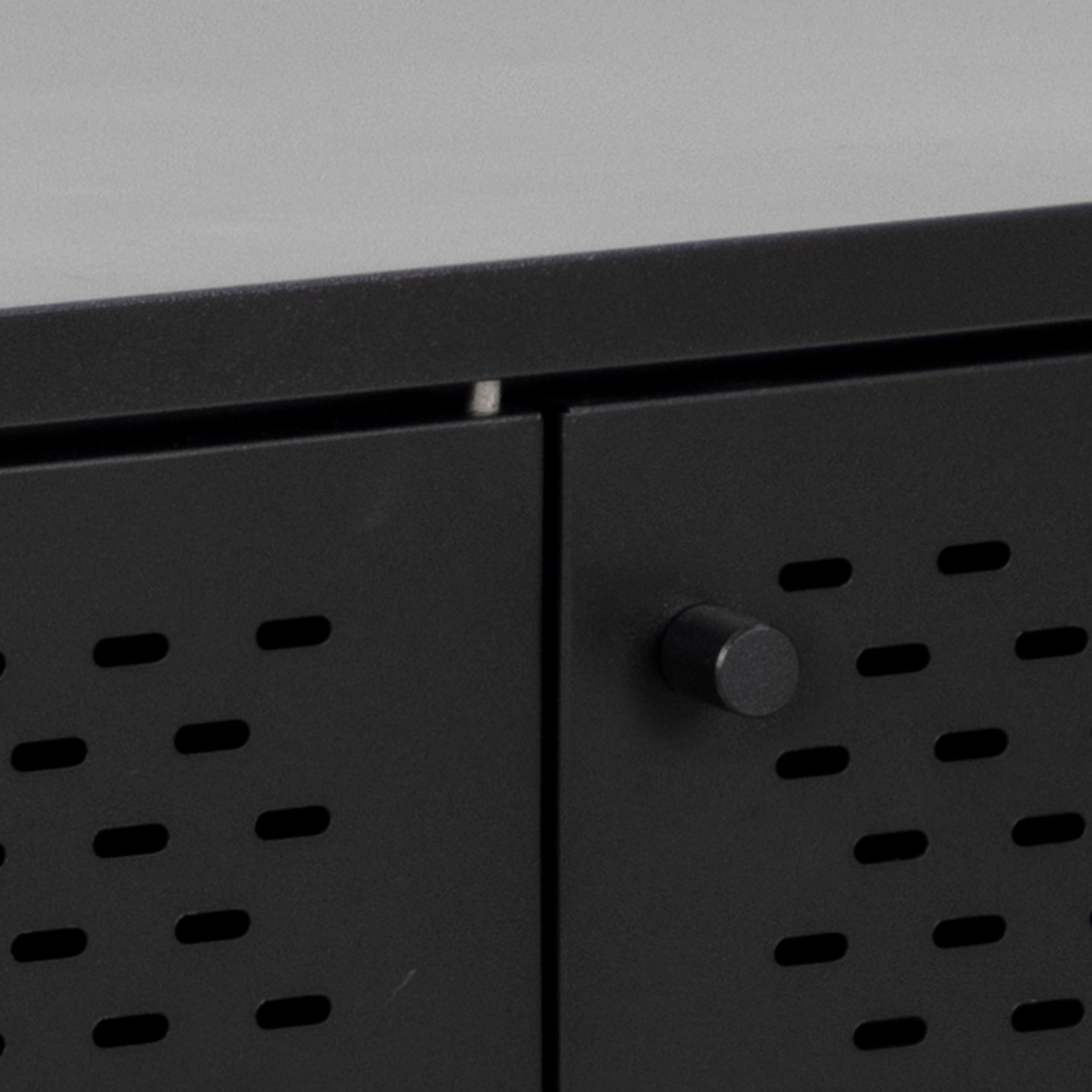 Newcastle 3 Door Sideboard in Matt Black - image 10