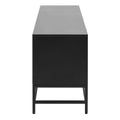 Newcastle 3 Door Sideboard in Matt Black - image 3