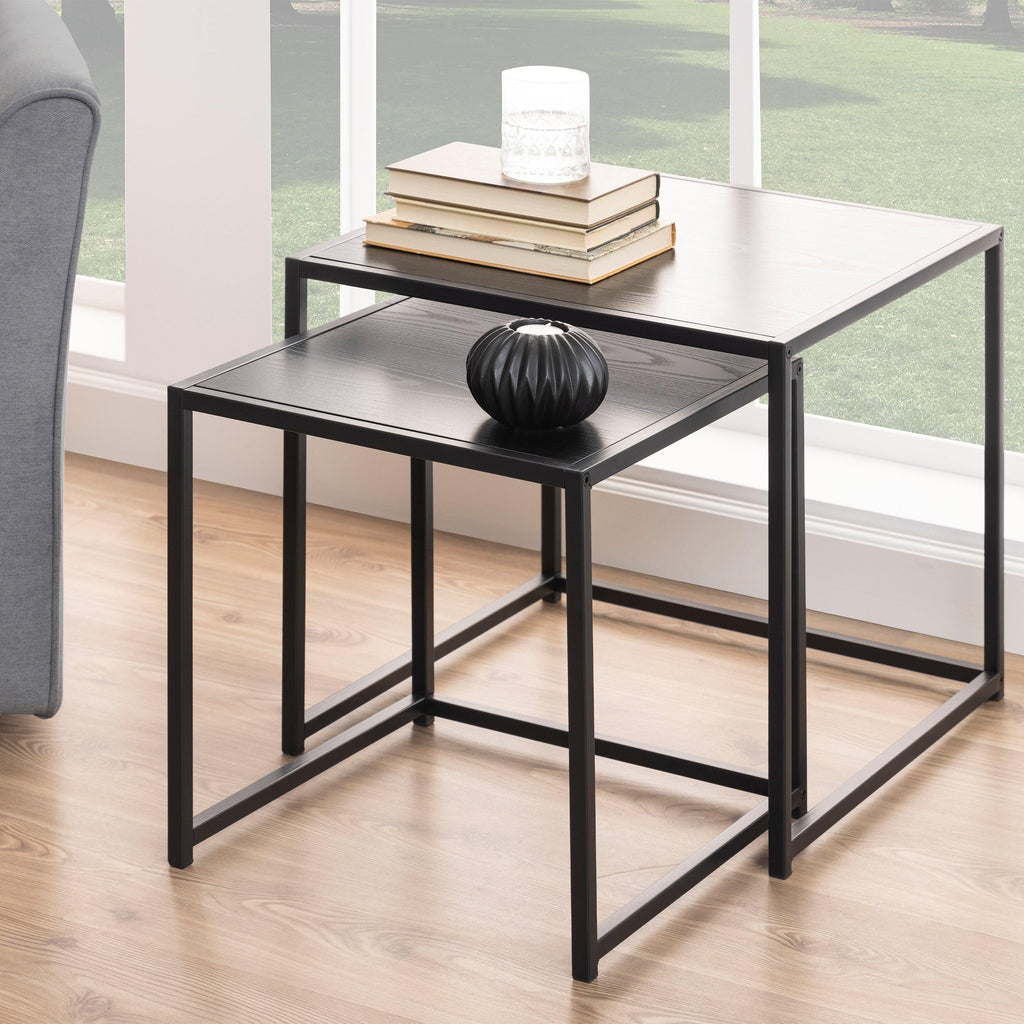 Seaford Nest of Tables in Ash Black - image 4