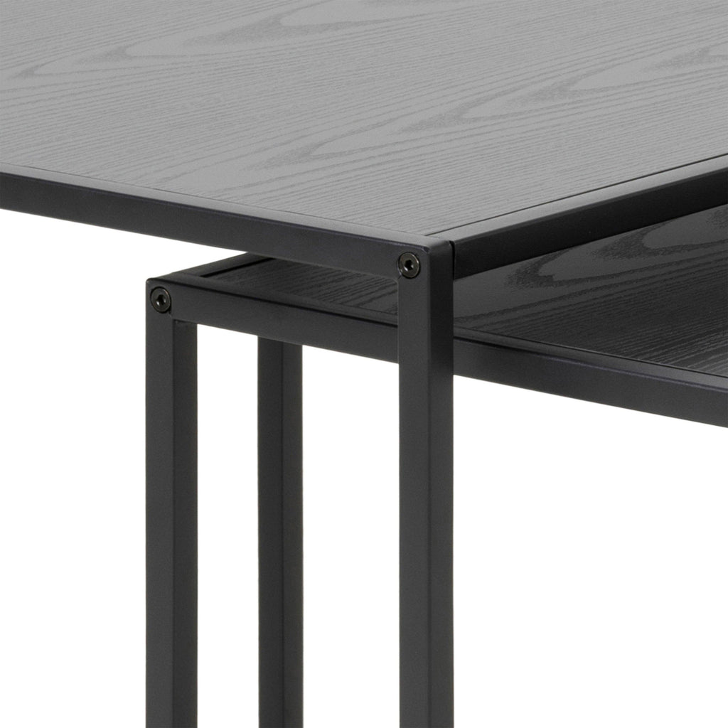 Seaford Nest of Tables in Ash Black - image 6