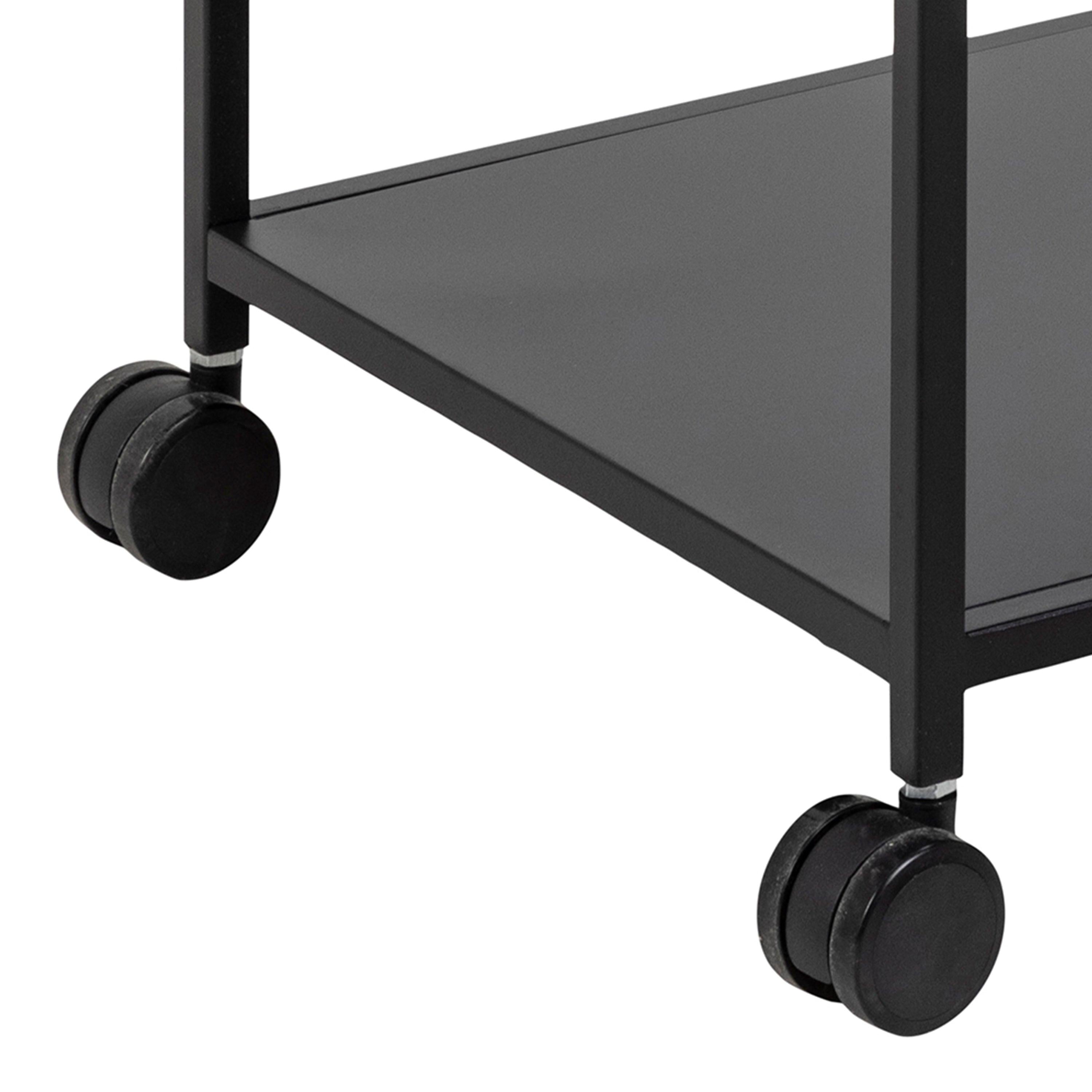 Newcastle Serving Trolley in Matt Black - image 11