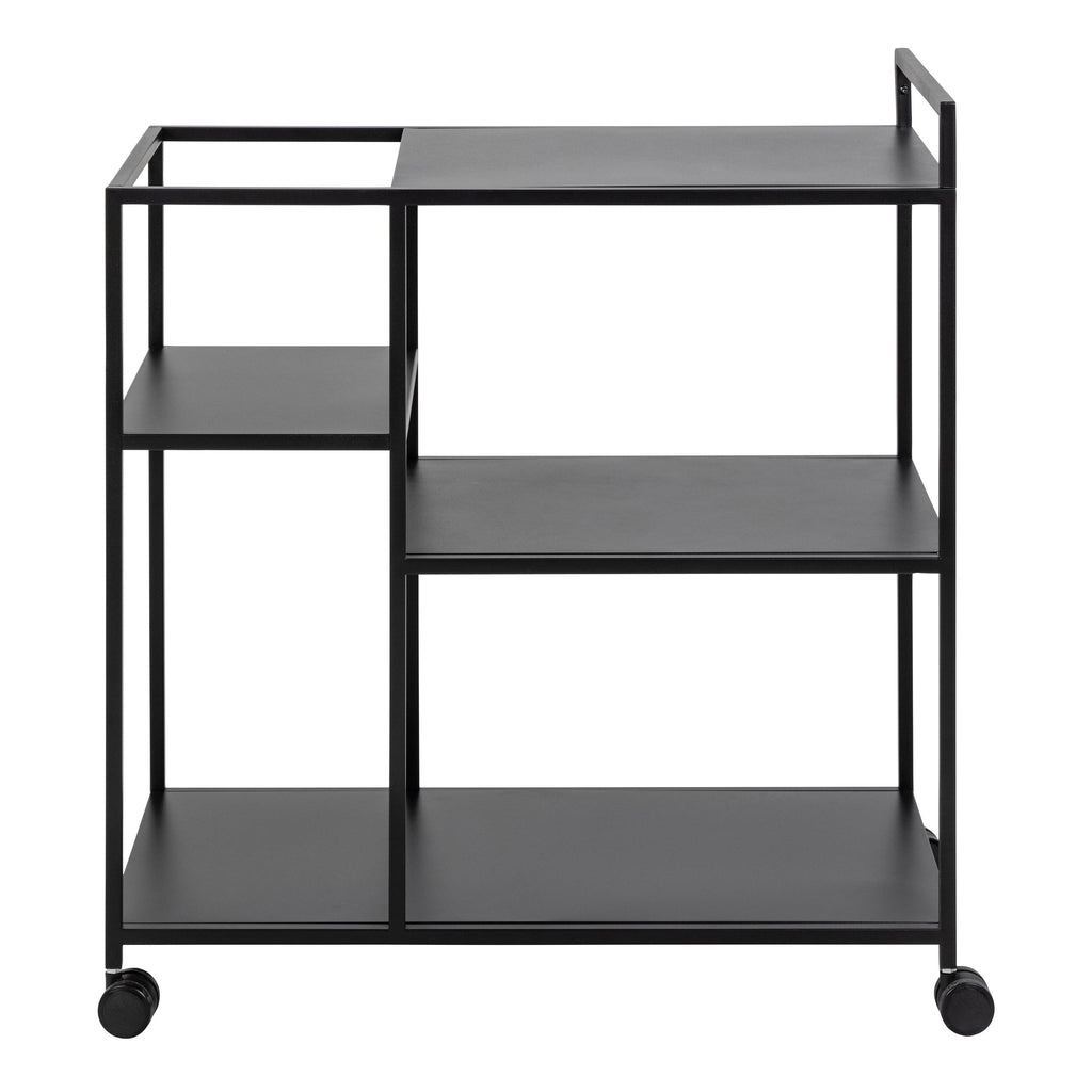 Newcastle Serving Trolley in Matt Black - image 2