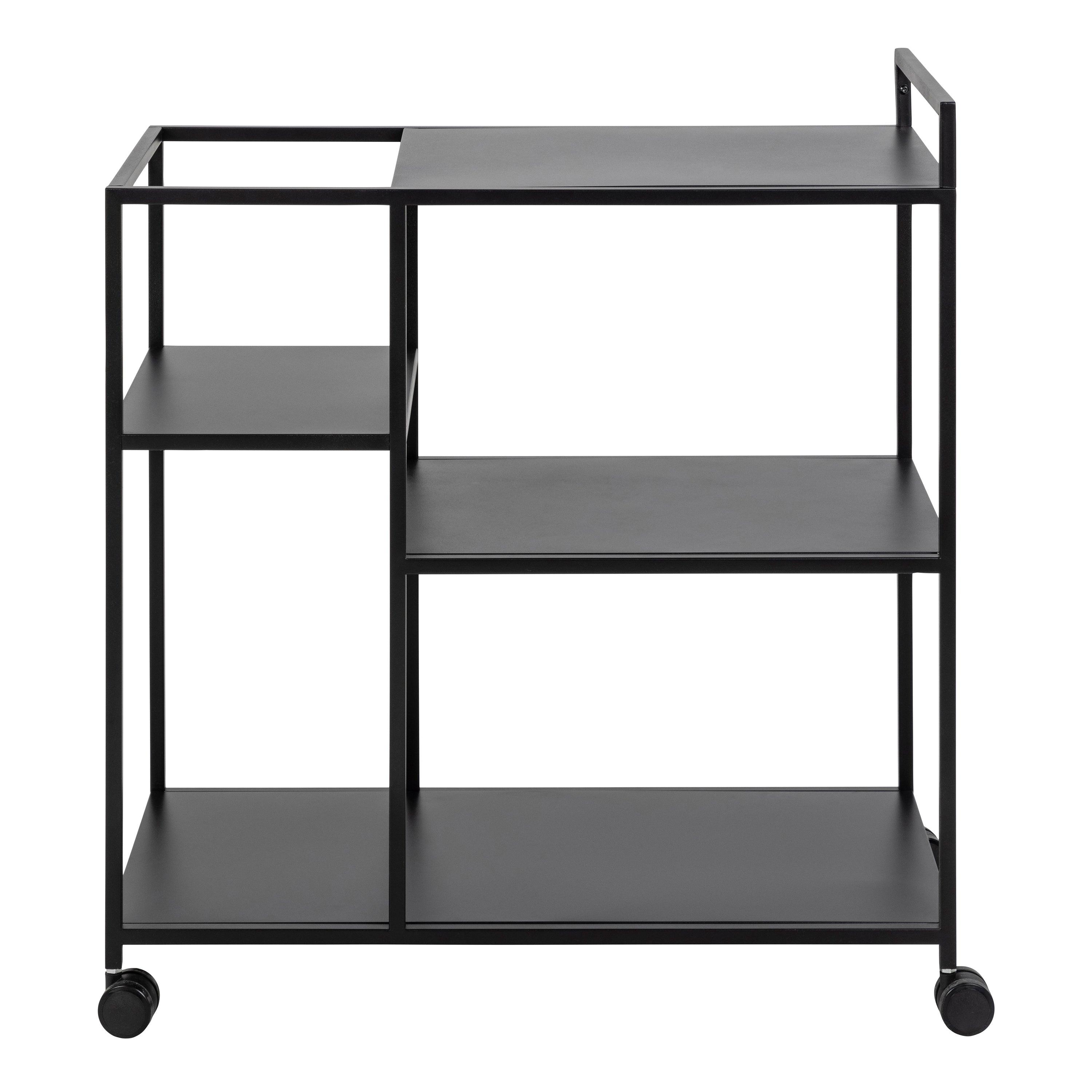 Newcastle Serving Trolley in Matt Black - image 2