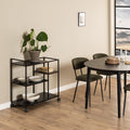 Newcastle Serving Trolley in Matt Black - image 4