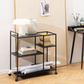 Newcastle Serving Trolley in Matt Black - image 5