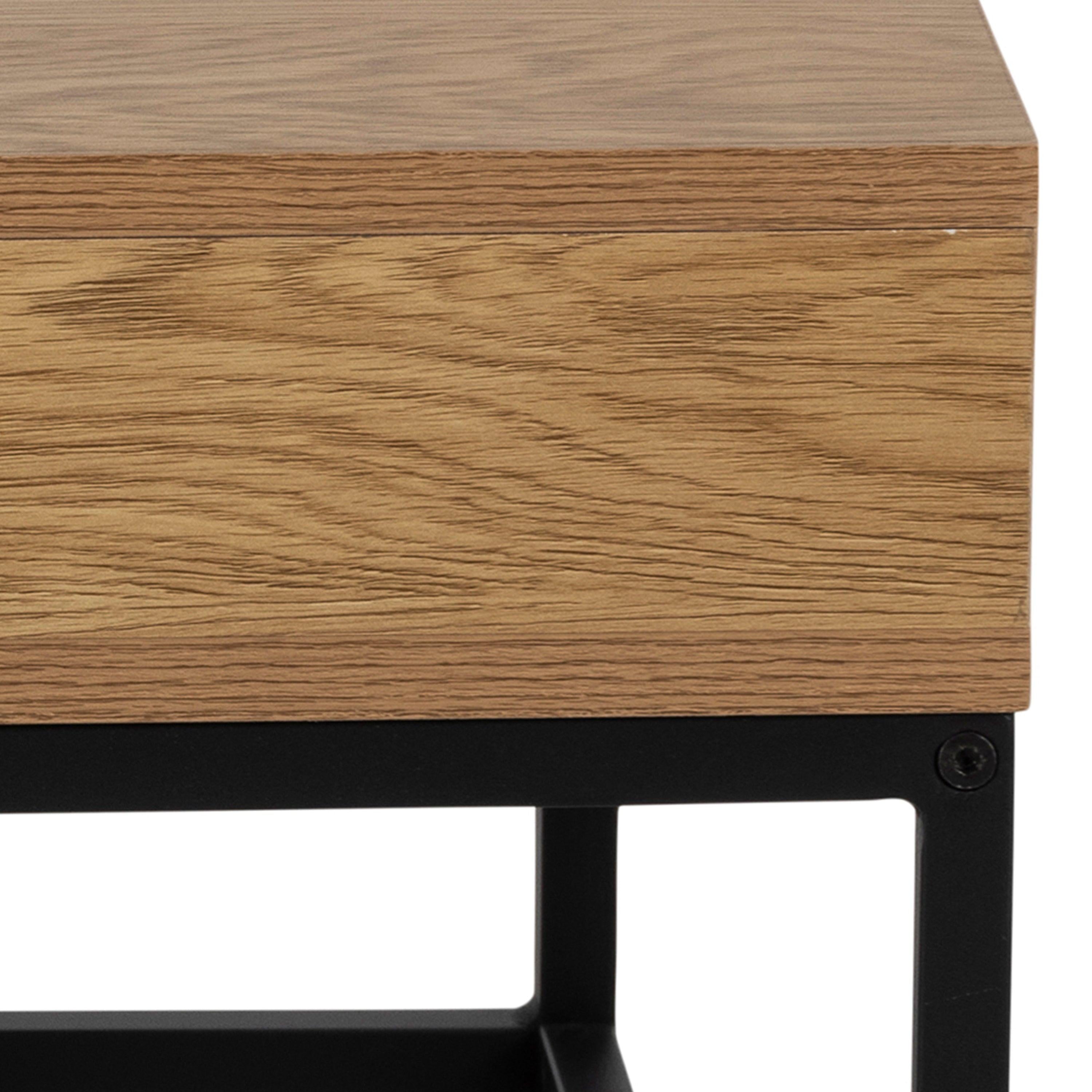 Willford Coffee Table in Oak & Black - image 10