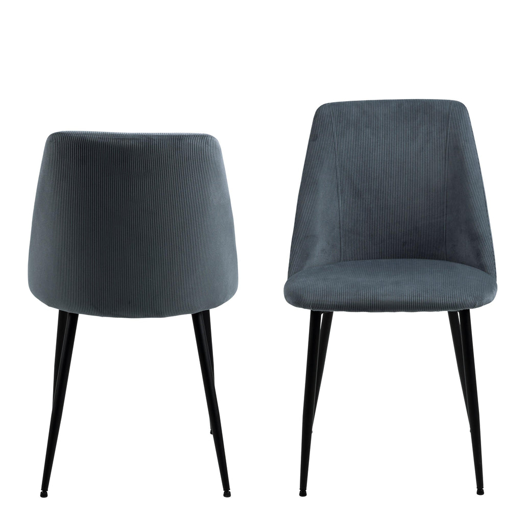 Ines Dining Chair in Grey Set of 4 - image 2