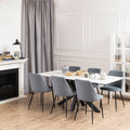 Ines Dining Chair in Grey Set of 4 - image 4