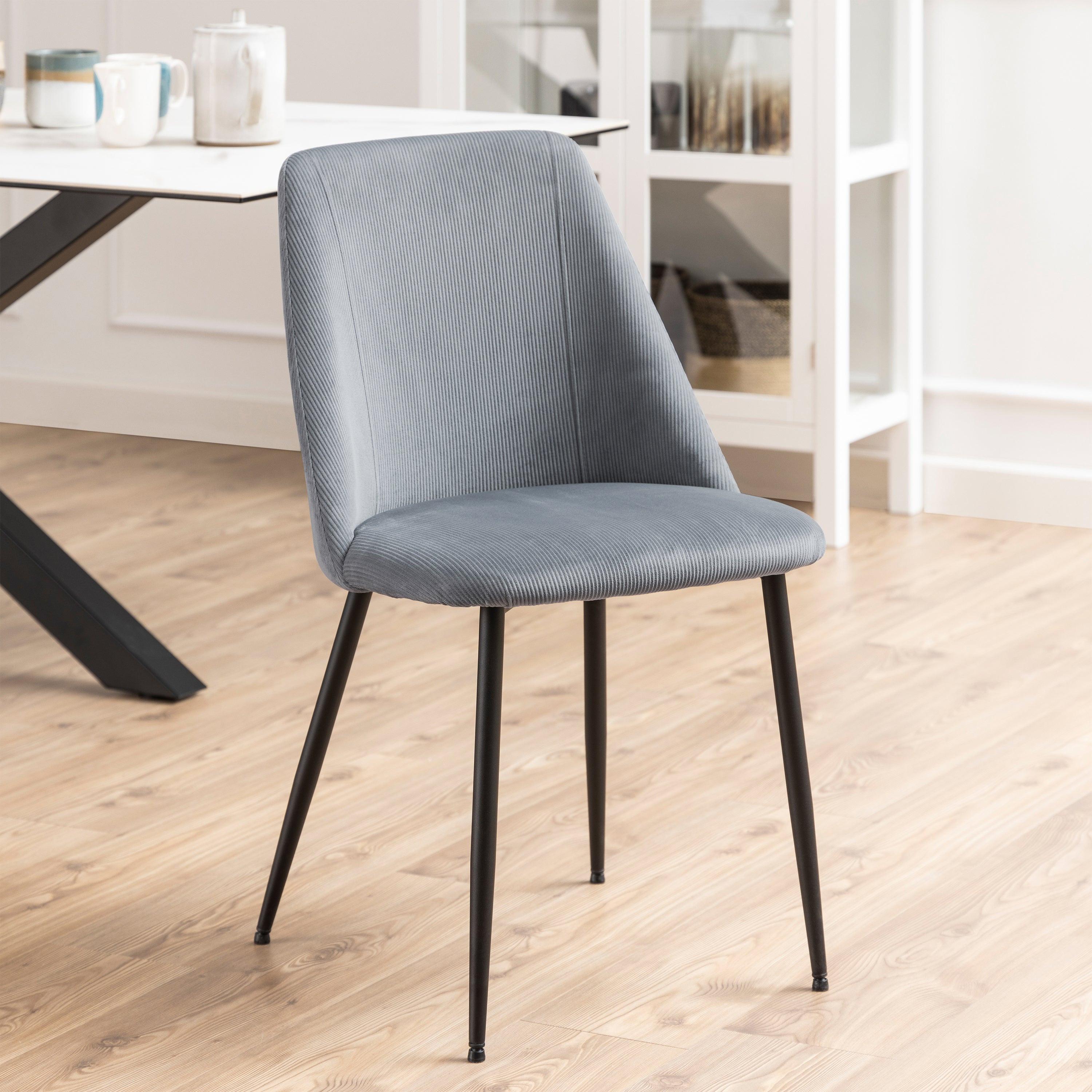 Ines Dining Chair in Grey Set of 4 - image 5