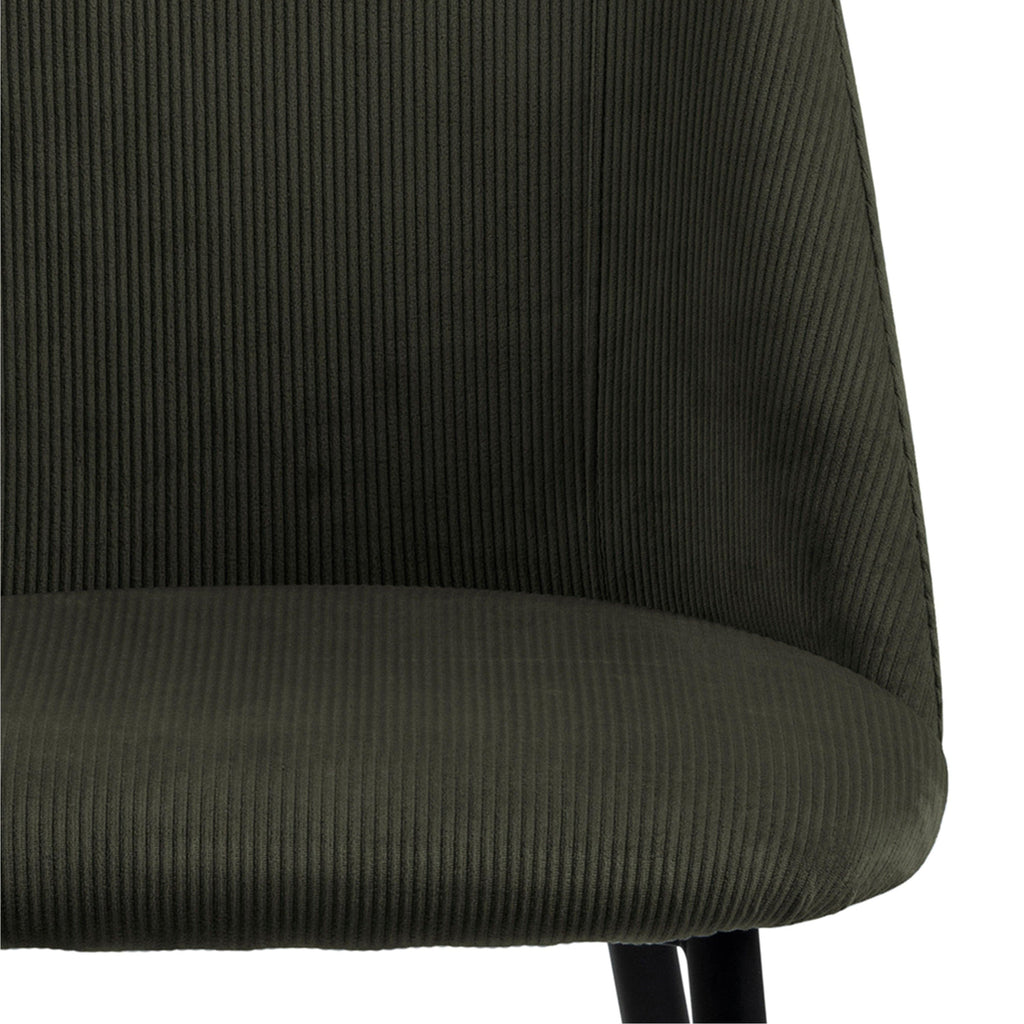 Ines Dining chair in Olive Green Set of 4 - image 10