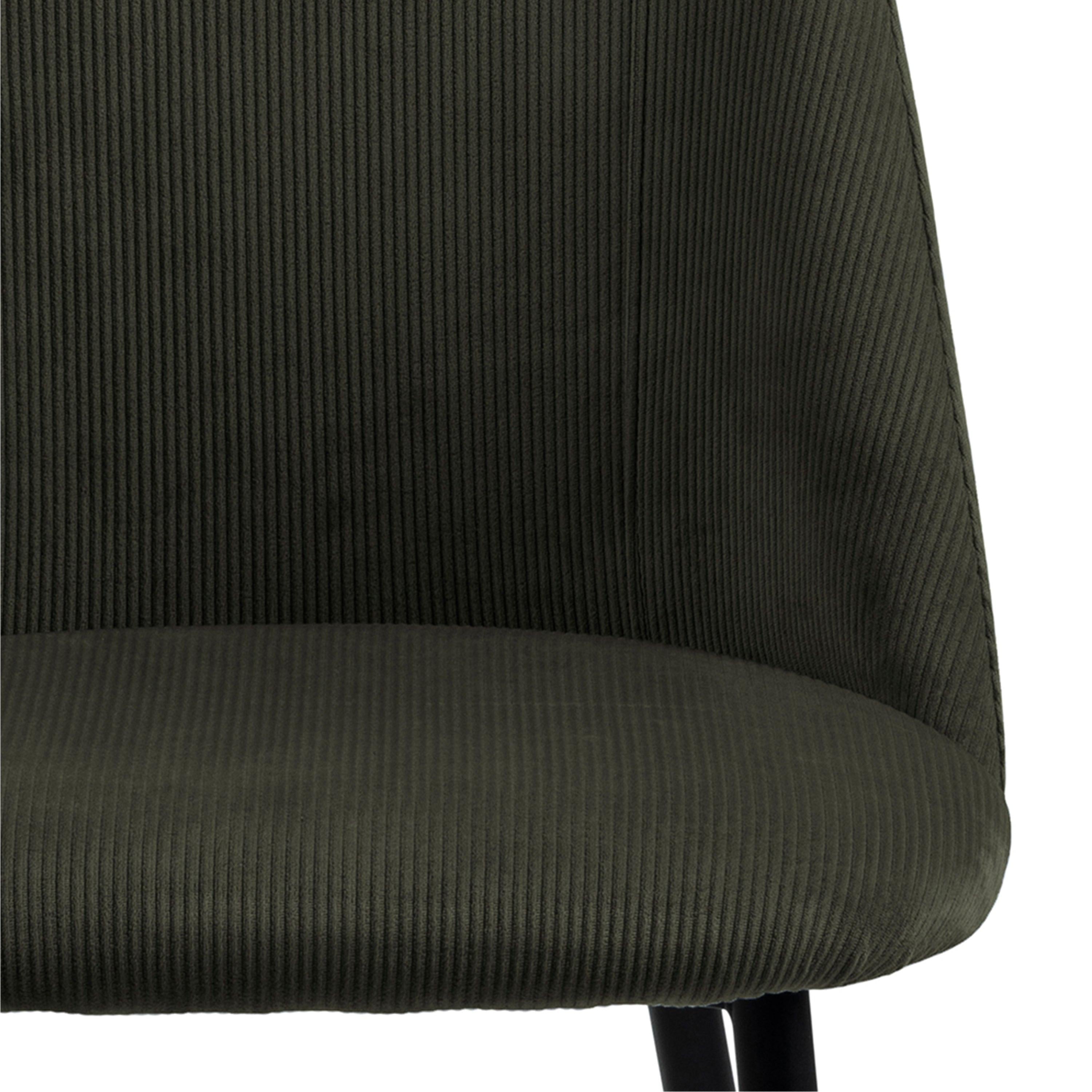 Ines Dining chair in Olive Green Set of 4 - image 10