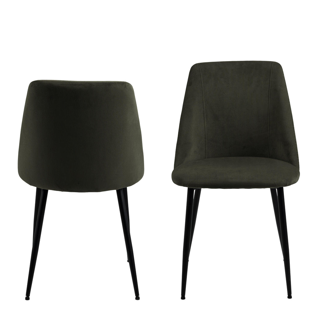 Ines Dining chair in Olive Green Set of 4 - image 2