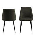Ines Dining chair in Olive Green Set of 4 - image 2