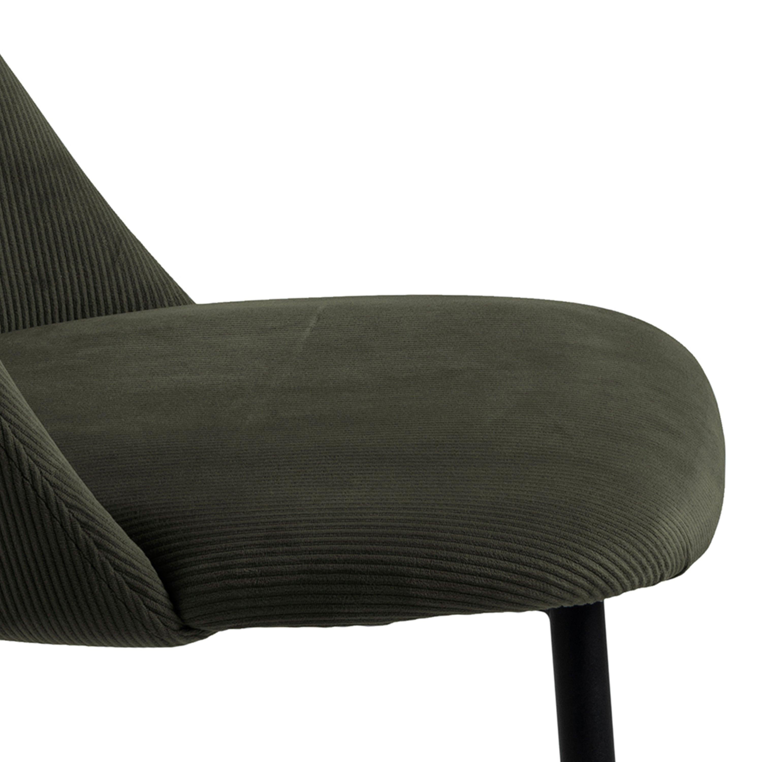 Ines Dining chair in Olive Green Set of 4 - image 9