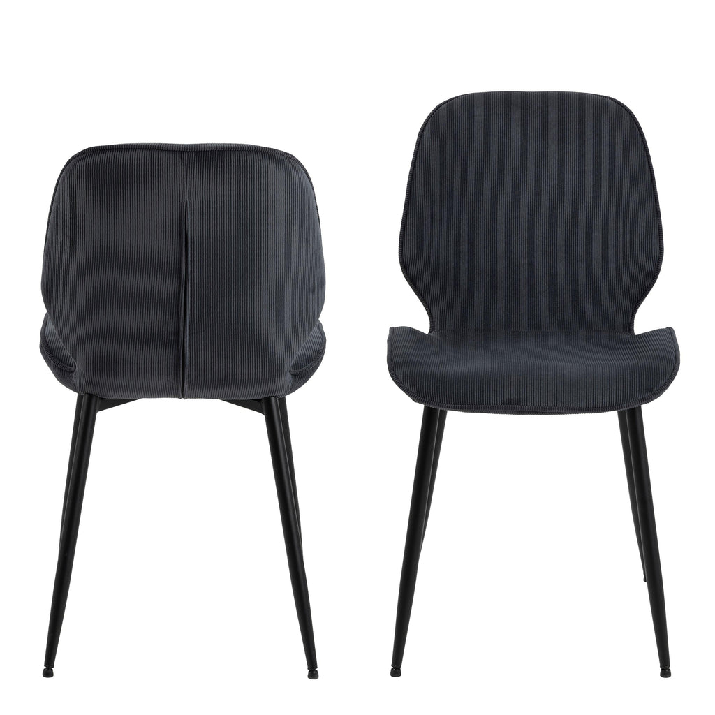 Femke Dining Chair in Anthracite Set of 4 - image 2