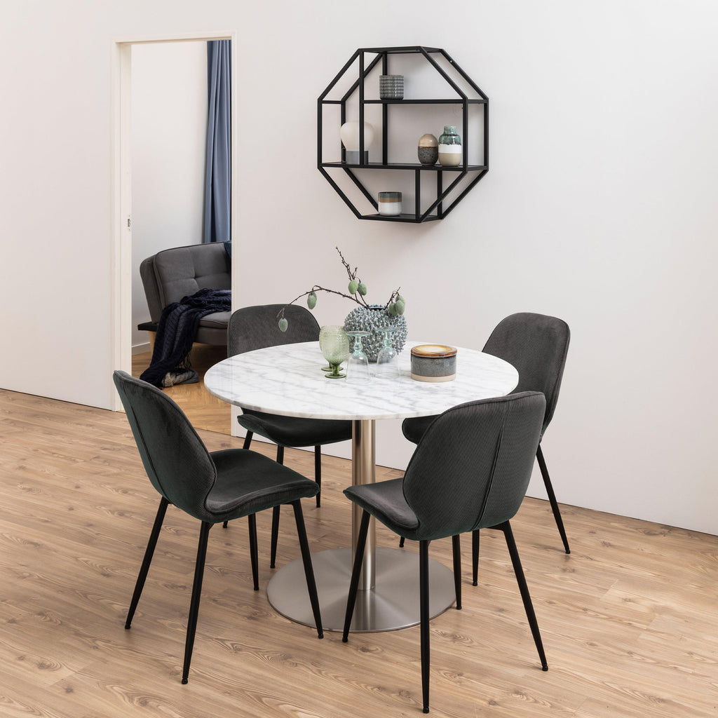 Femke Dining Chair in Anthracite Set of 4 - image 4