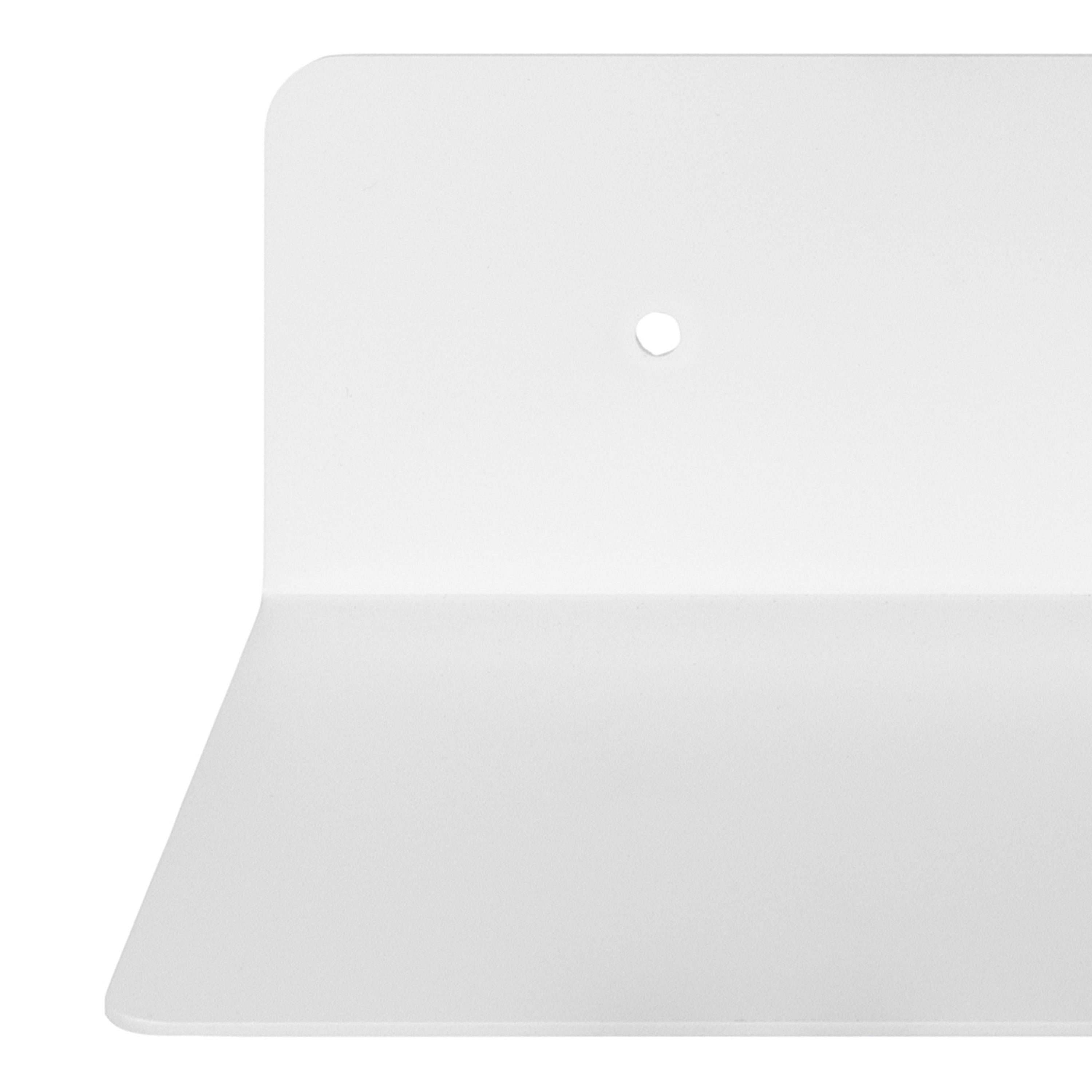 Joliet Rectangular Wall Shelf 50cm in White - image 5
