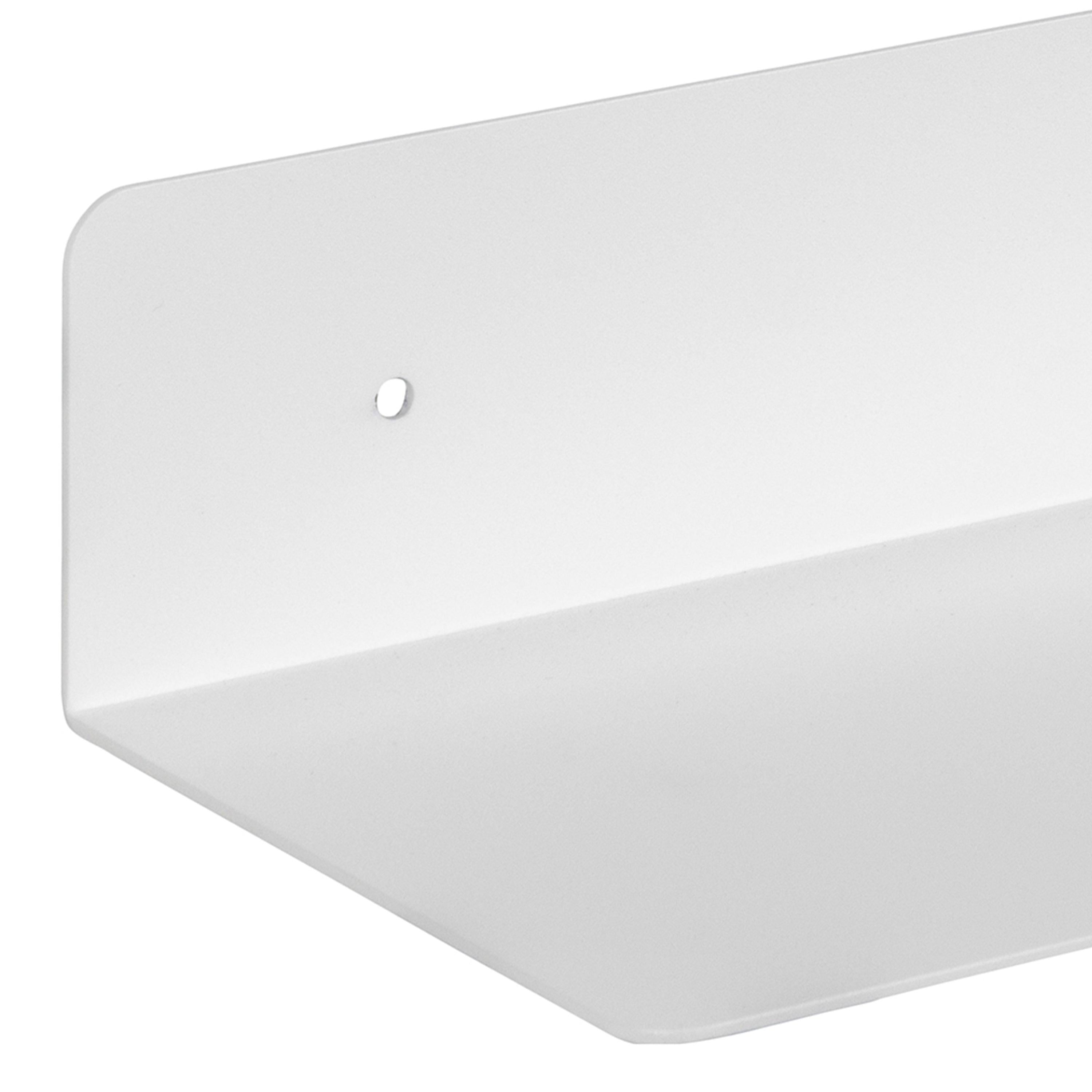 Joliet Rectangular Wall Shelf 50cm in White - image 7