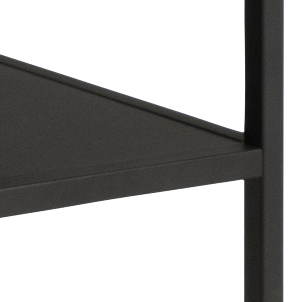 Gila Coffee Table with Open Shelf in Oak & Black - image 7