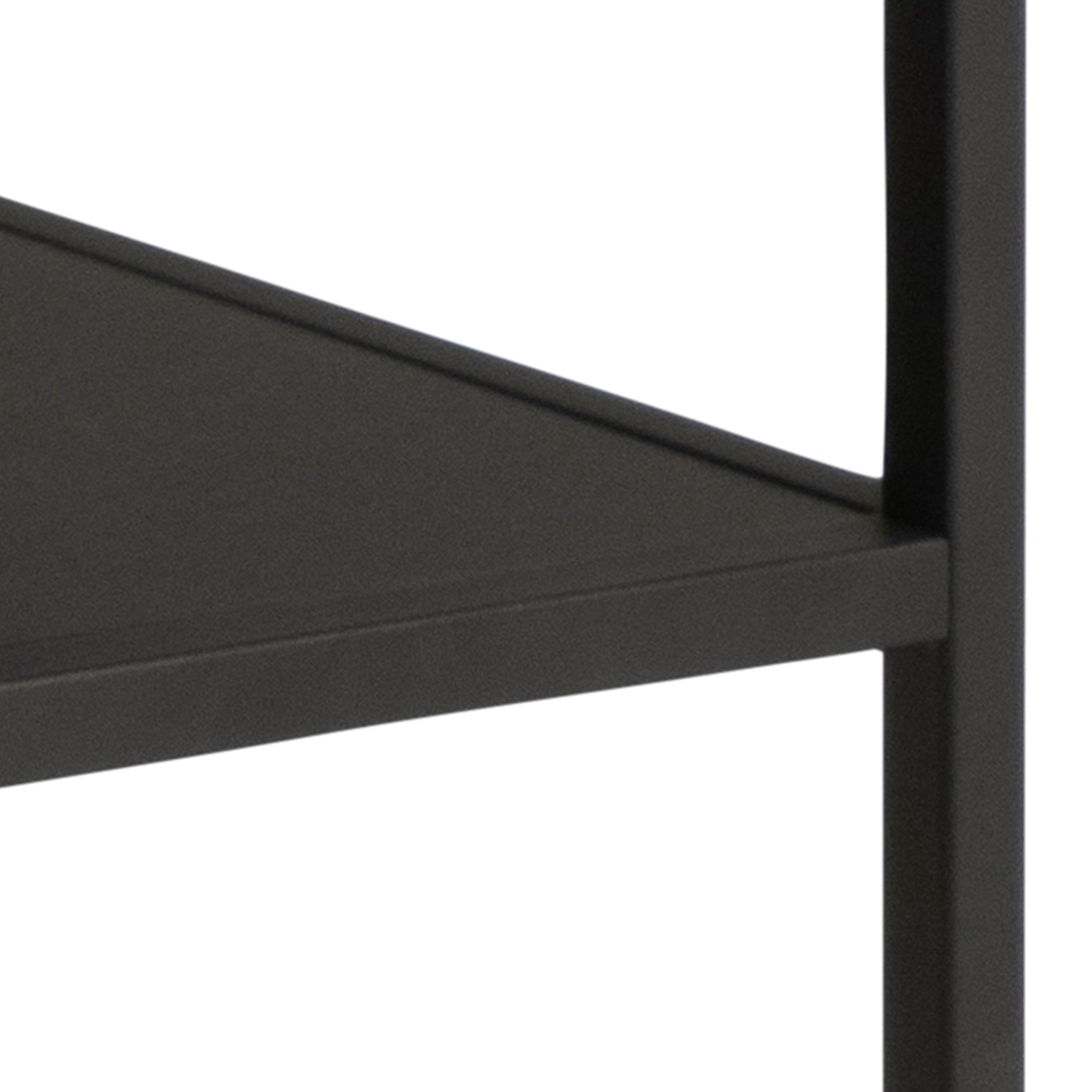 Gila Coffee Table with Open Shelf in Oak & Black - image 7