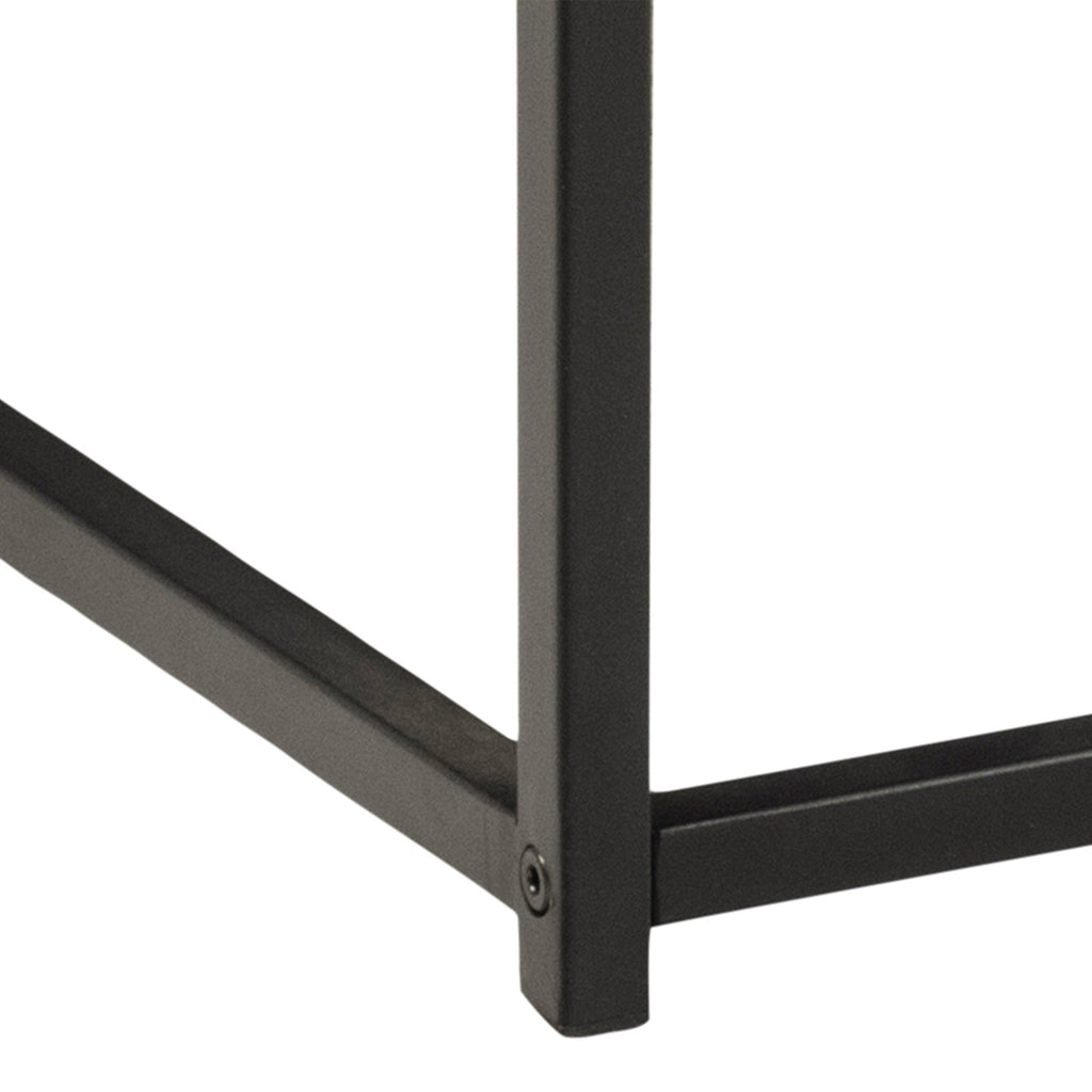 Gila Coffee Table with Open Shelf in Oak & Black - image 8