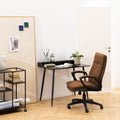 Brad Swivel Office/Desk Chair with Armrest in Brown - image 4