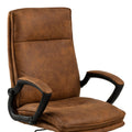 Brad Swivel Office/Desk Chair with Armrest in Brown - image 5