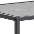 Seaford Console Table with 2 Shelves in Black - image 4