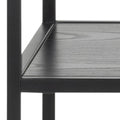 Seaford Console Table with 2 Shelves in Black - image 5