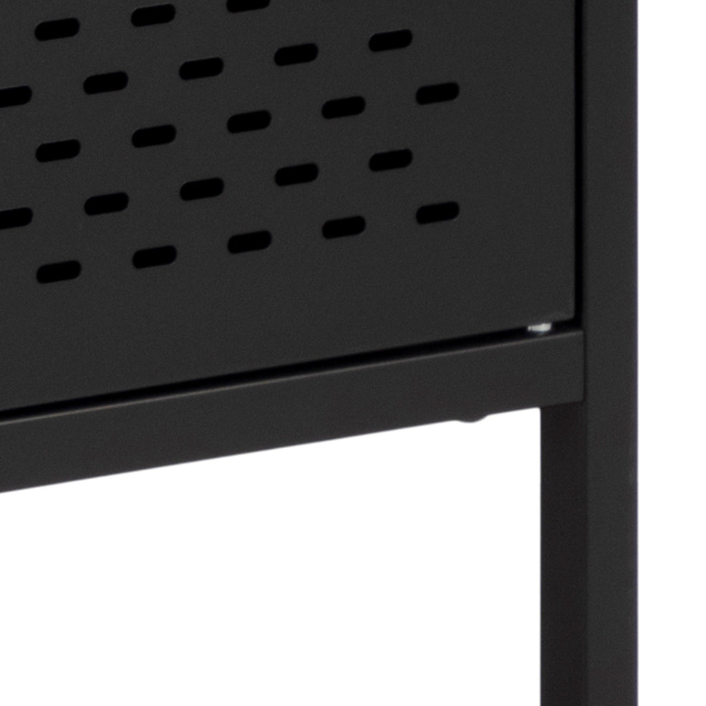 Newcastle 3 Door Raised Sideboard in Matt Black - image 11