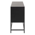 Newcastle 3 Door Raised Sideboard in Matt Black - image 3