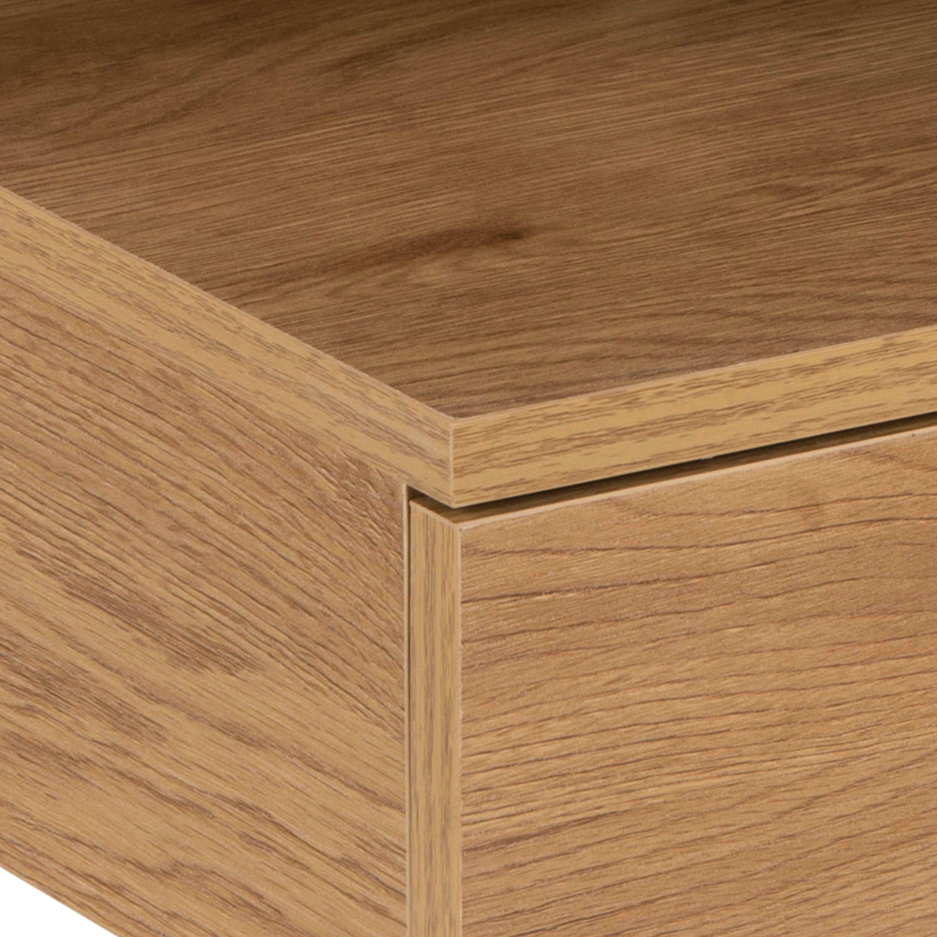 Ashlan Bedside Table with 1 Drawer in Oak - image 6