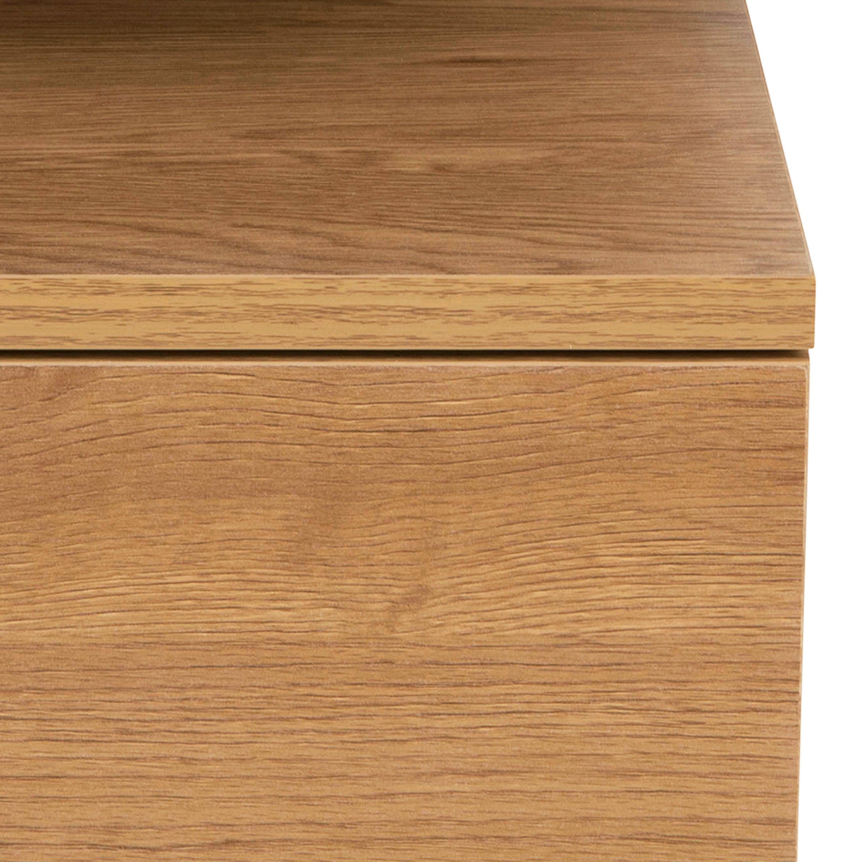 Ashlan Bedside Table with 1 Drawer in Oak - image 7