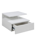Ashlan Bedside Table with 1 Drawer in White - image 2