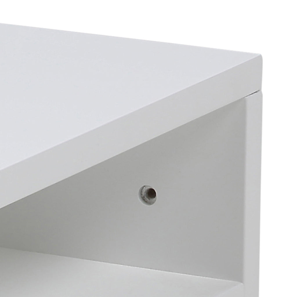 Ashlan Bedside Table with 1 Drawer in White - image 4