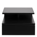 Ashlan Bedside Table with 1 Drawer in Black - image 2
