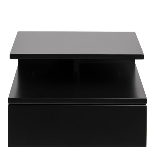 Ashlan Bedside Table with 1 Drawer in Black - image 2