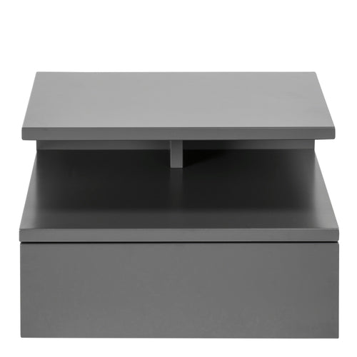 Ashlan Bedside Table with 1 Drawer in Grey - image 2