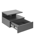 Ashlan Bedside Table with 1 Drawer in Grey - image 4