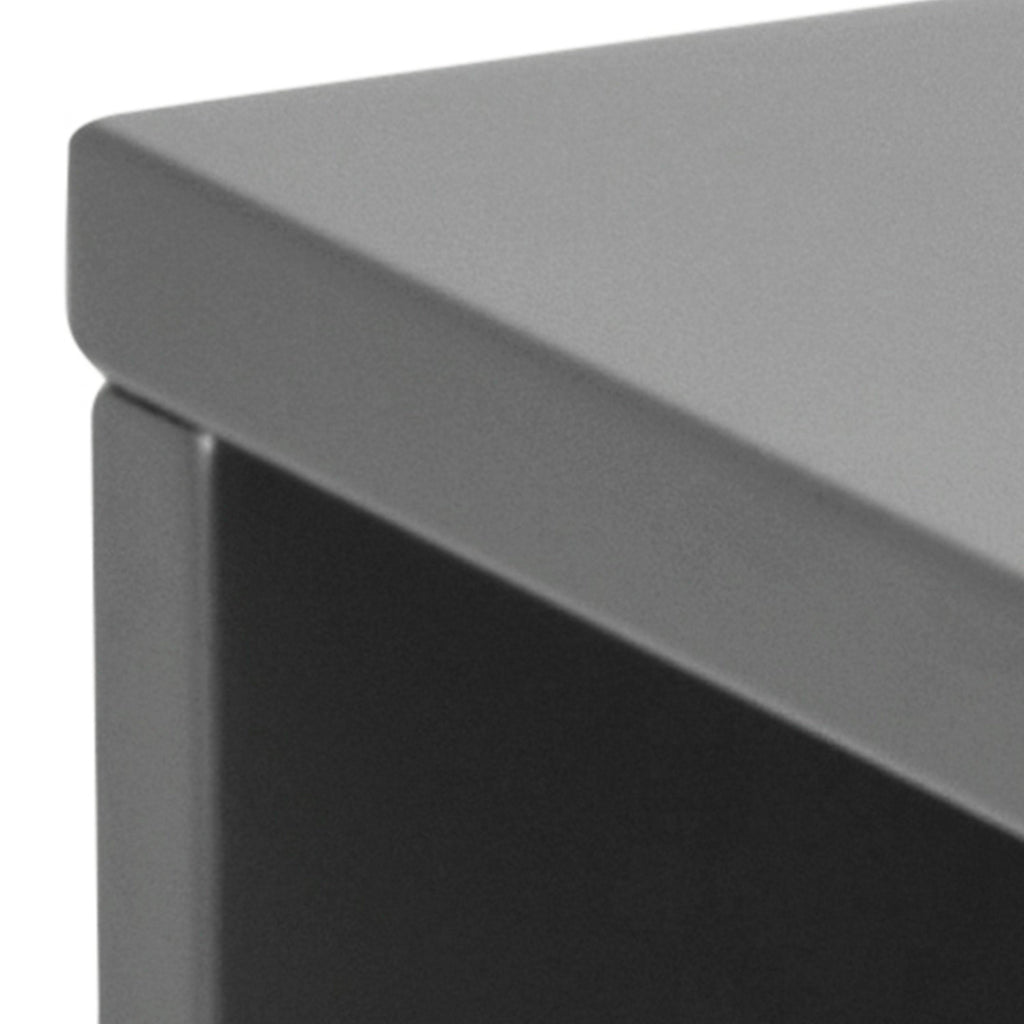 Ashlan Bedside Table with 1 Drawer in Grey - image 7