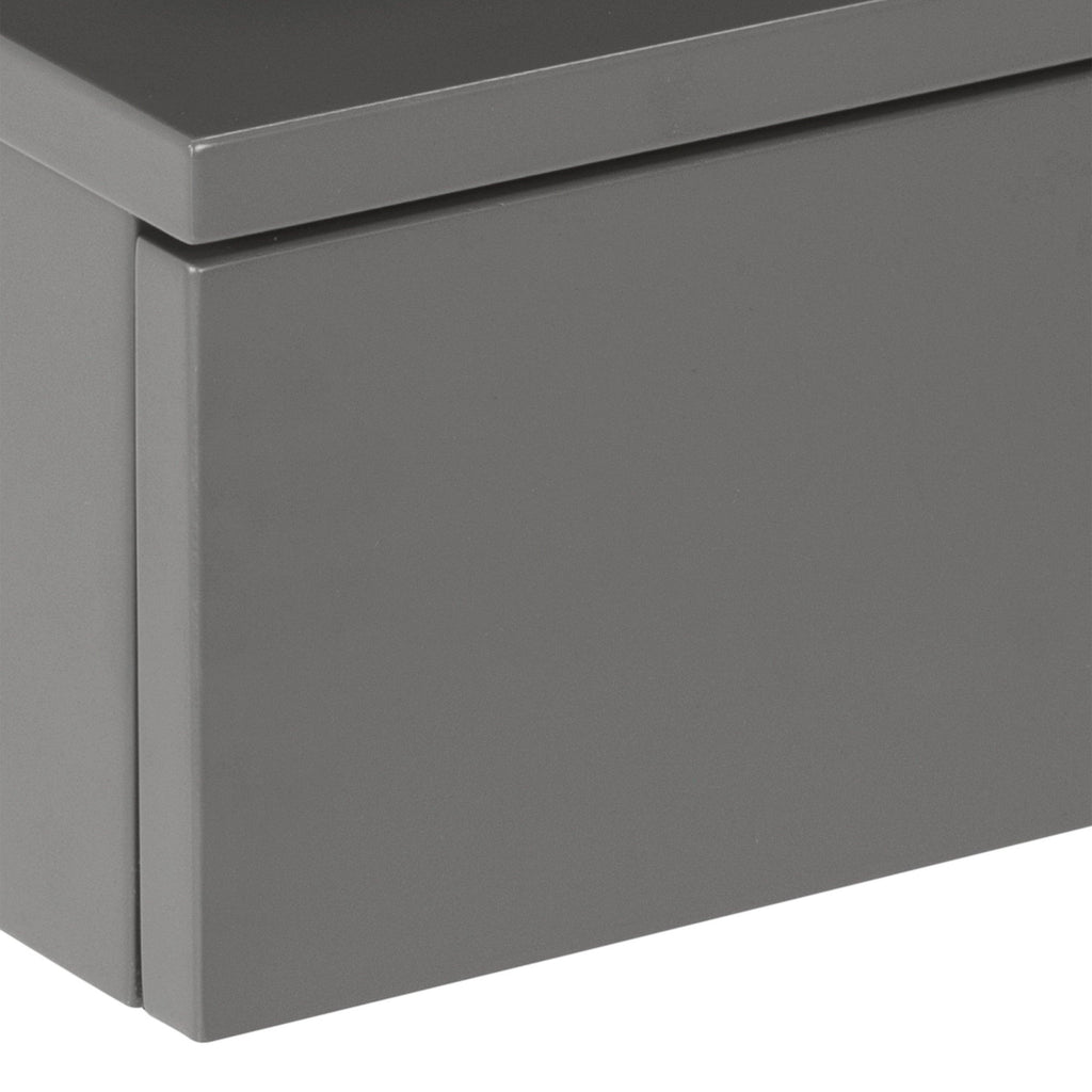 Ashlan Bedside Table with 1 Drawer in Grey - image 9