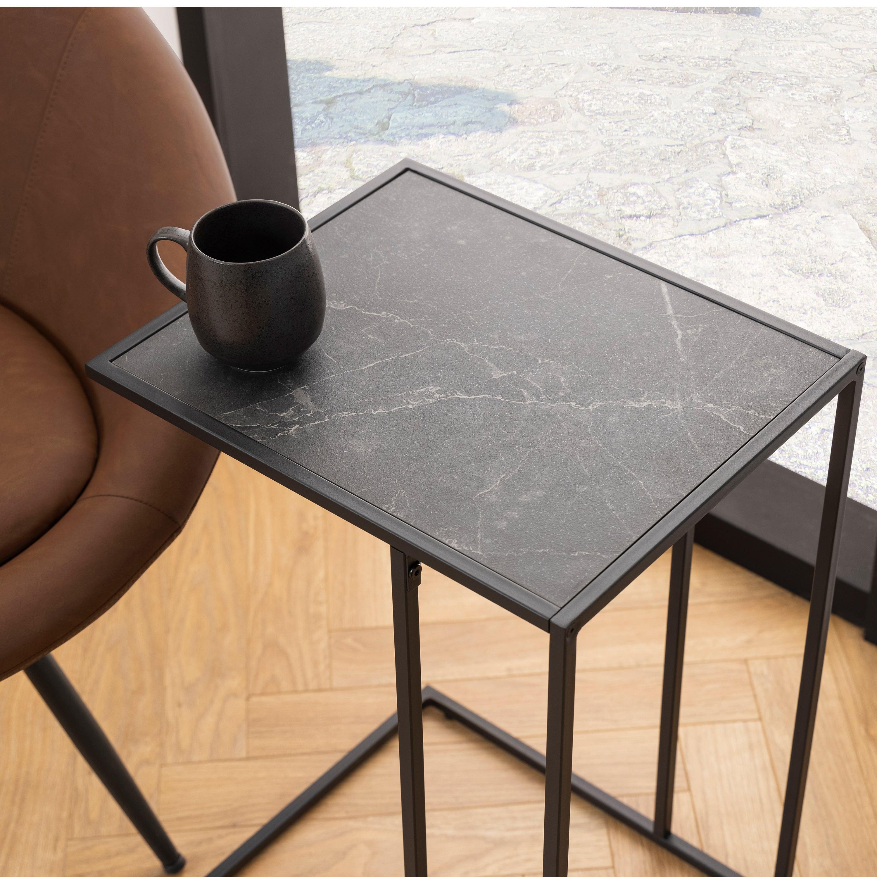 Infinity Side Table in Matt Black - image 5