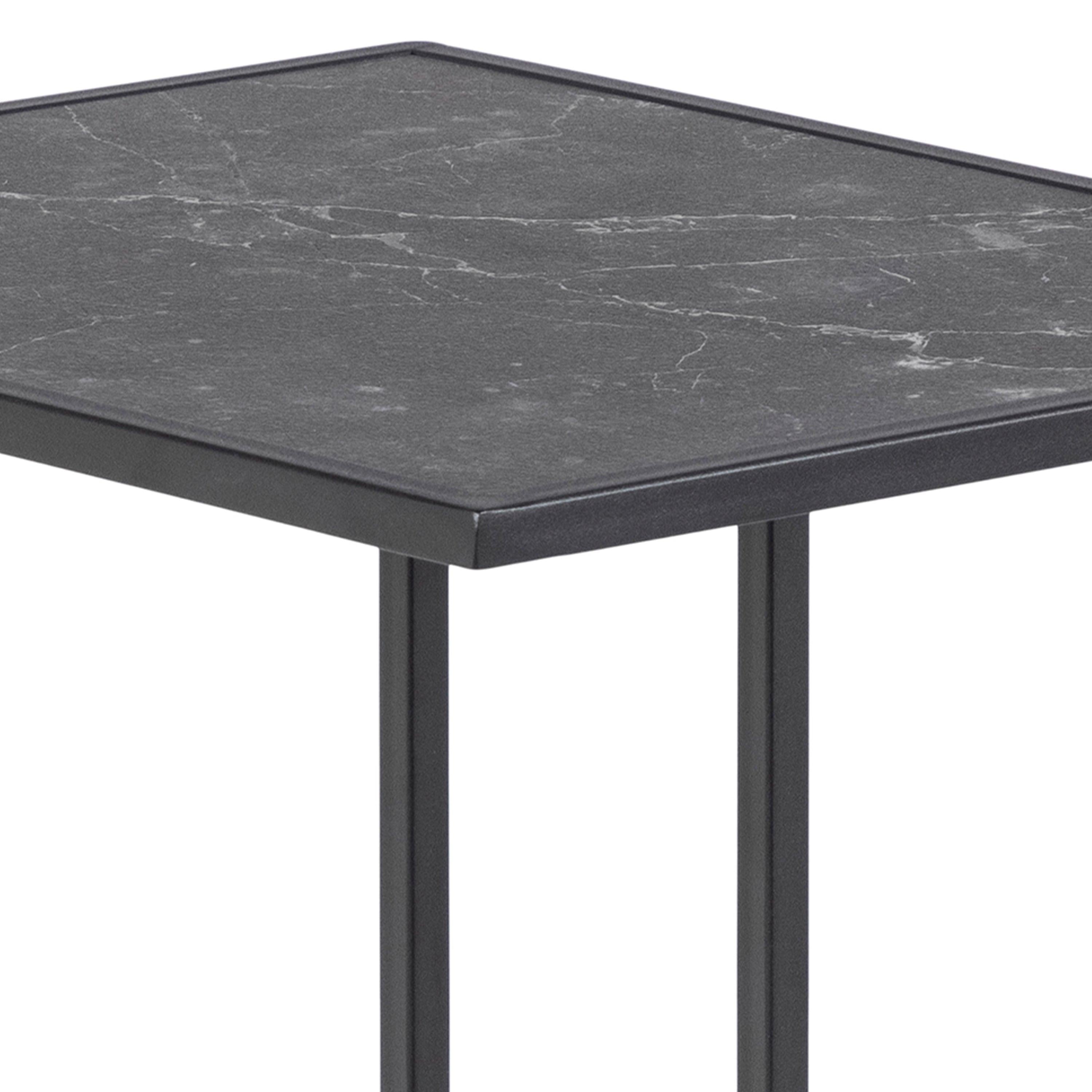 Infinity Side Table in Matt Black - image 7