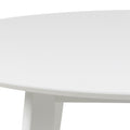 Roxby Round Dining Table in White 105cm - image 5