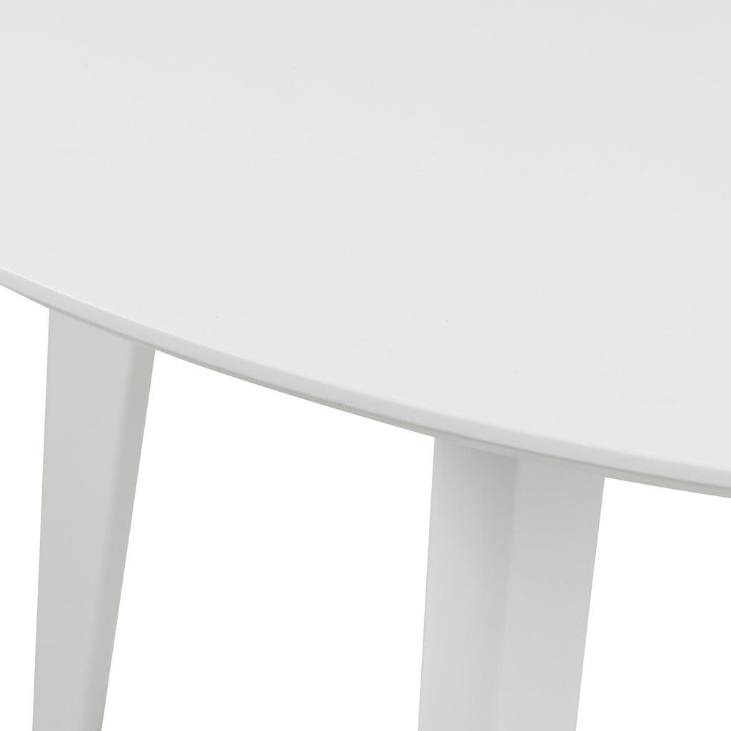 Roxby Round Dining Table in White 105cm - image 8